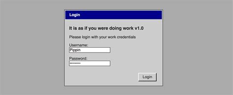 It is as if you were doing work .